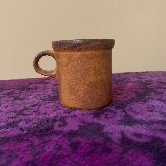 VINTAGE MCCOY BROWN USA CANYON MESA STONEWAR COFFEE MUG - Picture 1 of 5